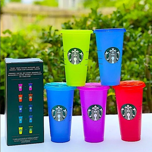 Starbucks UV-Reactive Tumblers - Change Color in the Sun - Picture 6 of 7